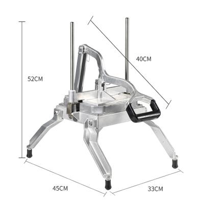 China Hotels 1 Inch Blade Multifunctional Vegetable Cutter Manual Lettuce Slicer Kitchen Tools Manual Vegetable Cutter for sale