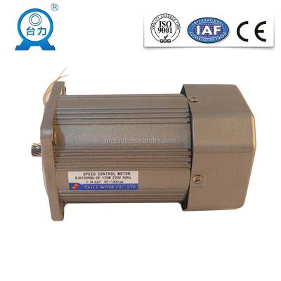 China 120W Single Phase AC Worm Gear Shaft Low Noise 3rk 1400 Rpm Low Noise Three Phase Motor for sale