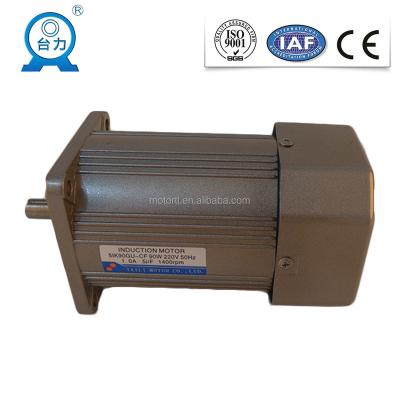 China drip-proof single phase 90W 3 phase ac round car low speed motor suitable ev prices for sale