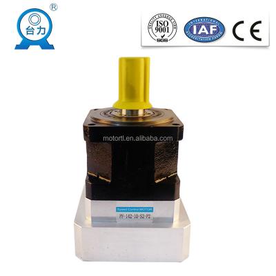 China Servo Motor Gear Reducer PLF142 High Precision Two Stage Reduction Worm Gearbox Planetary Reduction for sale