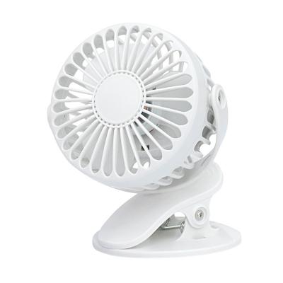 China High Wind/Low Noise/Long Battery Life Minsion Portable USB Stroller Fan Clip On Mini Desk Fan 720 Rotary Battery Clip Fan With 3 Quiet Speeds for sale