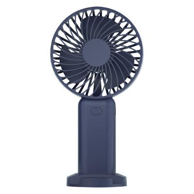 China Portable/Handheld Low Noise Office Home & Travel 3 In 1 Rechargeable Usb Battery Handheld Fan Portable Mini Fan With Mobile Phone Stand Base for sale