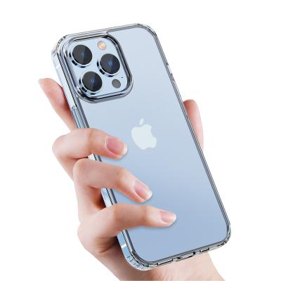 China Clear Black Shockproof Matte Translucent Case For iPhone 13 Mini 4 Corner Airbag Phone Case Shockproof Protective Cover For iPhone 13 mini for sale