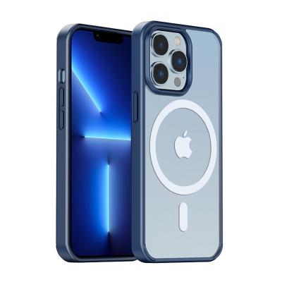 China 2022 Shockproof New Design For iPhone 13 Pro Matte Case Carbon Fiber Bumper Internal Air Bag Shockproof Phone Case For iPhone 13 Pro Blue for sale