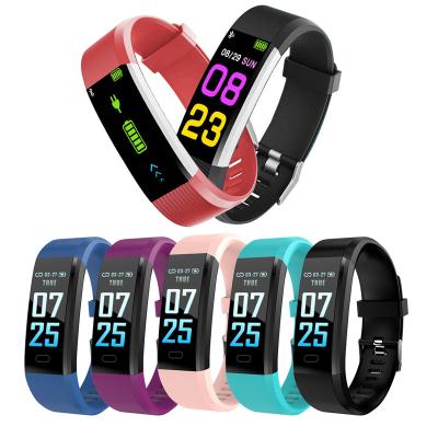 China Hot Selling New Product 115Plus Touch Screen 2021 Men's Women Smart Watch Sports Waterproof Fitness Wristband Android Watch Band for sale