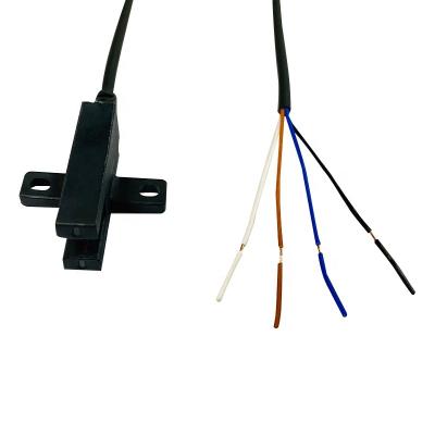 China U Shape Cable Length 2m IP65 DC5-24v Optical Sensor U Shaped Photoelectric Sensor For Industrial Automation for sale