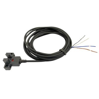 China Slot Type Optical DC NPN PNP U Shape 5-24V Waterproof Infrared Photoelectric Sensor IP65 for sale