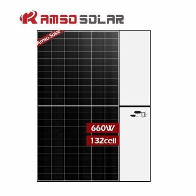 China Solar Power System Factory New Model 210mm Cells 660w 670w 680w 700w Cheap Solar Panel for sale