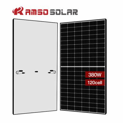 China Solar Power System Monocrystalline solar panel 380 watt panel solar 9bb half cell solar panels for sale