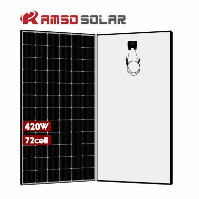 China Solar Power System ODM/OEM customized logo mono solar panel 390watt 400w 420w 450w solar pv panel with CE TUV certificate for sale