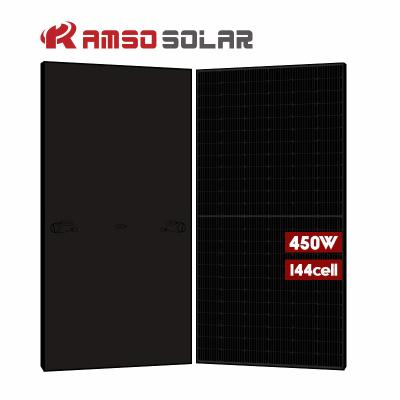 China Solar Power System China Half Cell Mono Pv Panel Trina Painel Solarl Panel 450w Photovoltaic Panel for European for sale