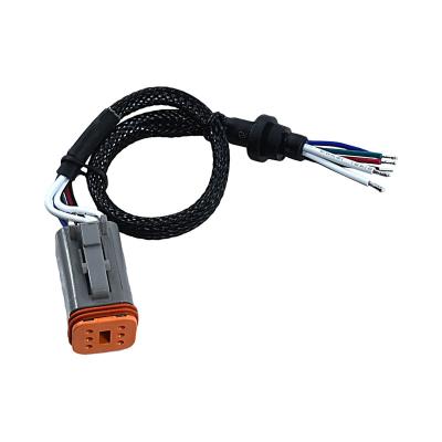 China Automotive German DT Series Female Connector DT06-6S Plug Wire Harness Assembly for sale