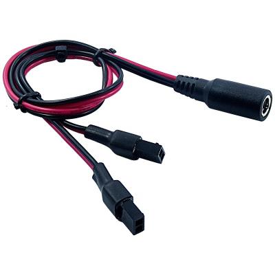 China MP3/MP4 Player 2x2 Pin Male Micro-Fit Connector to DC 12V 5.5mm x 2.1mm Plug LED Power Cable for sale