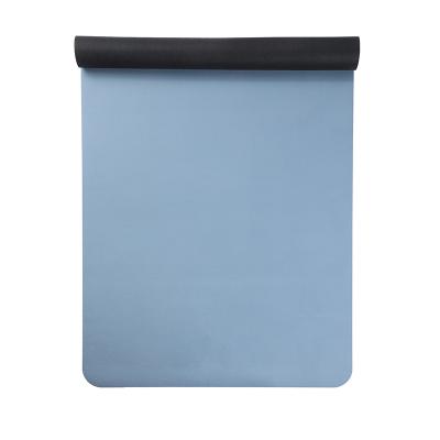 China Double Layer Rubber And Eco Strip Non - Slip Recyclable Yoga Mat , Yoga Mat Recycle for sale