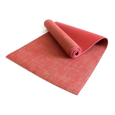 China Eco-Friendly Hemp Jute Yoga Mat Sustainable Non-Toxic Organic Waterproof Eco-Friendly for sale