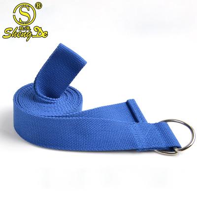 China Durable Gym Fitness Cotton Pilates Stretch Yoga Elastic Strap for sale