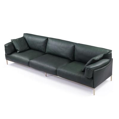 China Europe Market Modular Modern Comfortable Leather Living Room Sofa Hot Sale Leather Sofa for sale