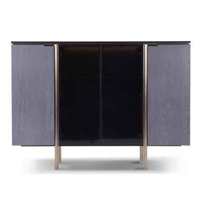 China Luxury contemporary wooden wooden sideboard sideboard cabinet living room furniture modern design console table for sale