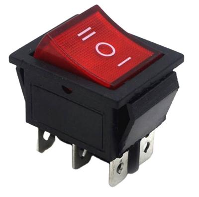 China Boat Switch KCD4 Boat Hexapod Switch With Rooster Lightweight Three Stage Switch 16A250V/20A125V KCD4 for sale