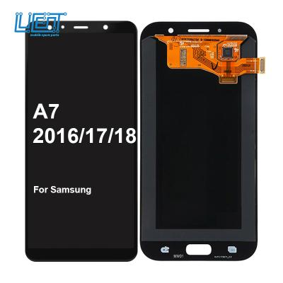 China Factory Direct Sale AMOLED For Samsung a7 2017 LCD For Samsung a7 Display For Samsung a7 Screen LCD Display for sale