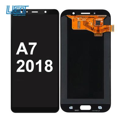 China Factory wholesale AMOLED Lucent for Samsung a7 2018 display for Samsung galaxy a7 display for Samsung a7 2018 lcd for sale