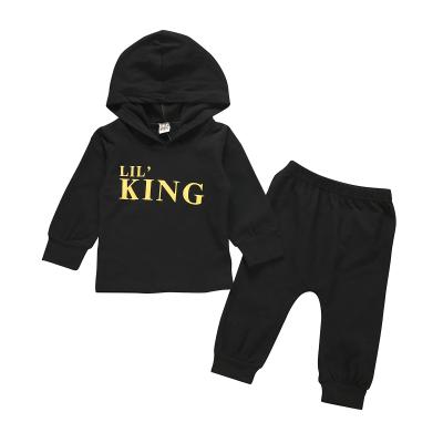 China Breathable Comfort Boy's Clothing Sets Spring Autumn Kids Pullover Sweatshirts Hooded Pants 2 Pcs Kids Clothes Sets Boys Tracksuit for sale