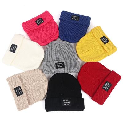 China New Manufacturers COMMON Wholesale Custom Warm Hat Beanie Women Winter Acrylic Knitted Hats For Men for sale