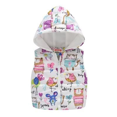 China Baby Waterproof Wholesale Convenient Vest Products Low Cost Children Winter Hooded Jacket for sale