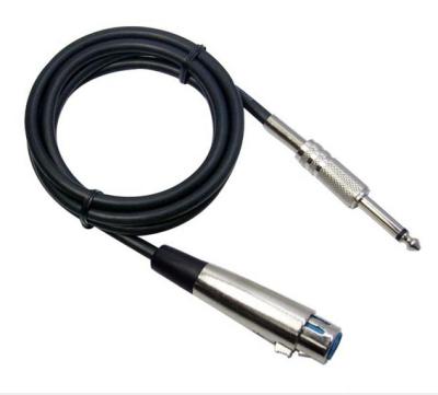 China High-efficient high quality XLR 3 pin to 1/4