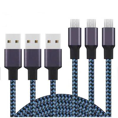 China Camera High Speed ​​Braided USB 2.0 A Male To Micro B Data USB Charging Cable for sale