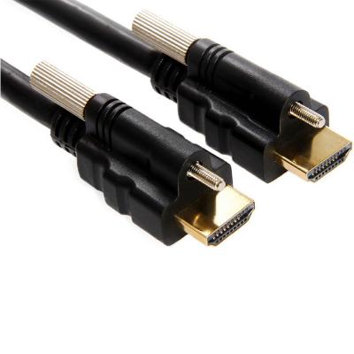 China 4K data transmission HQ screw type hd mi to serial cable hd mi cable with filter locking cable for sale