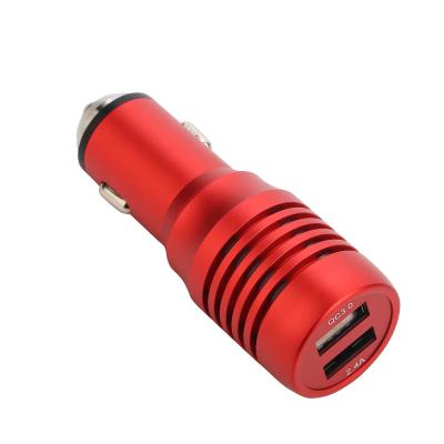 China Wholesale Promotional QC 3.0 Car Charger Adapter QC 3.0 Dual USB Car Charger Adapter QC 3.0 Fast Multi USB Car Charger for sale