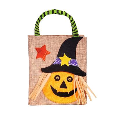 China Halloween Cute Portable Ghost Festival Candy Bag Ghost Small Colorful Bulk Belle Pumpkin Witch Portable Gift Bag for sale