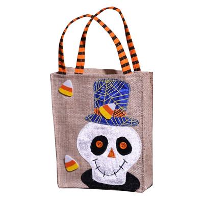 China Cute Colorful Ghost Pumpkin Witch Small Ghost Festival Gift Bag Portable Halloween Candy Bag for sale