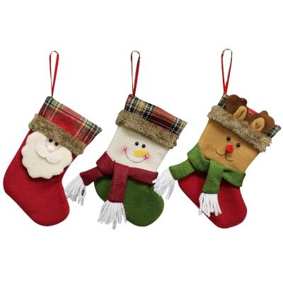 China Creative Cute Christmas Tree Pendant Ornament Christmas Party Decorations Set Gift Christmas Socks for sale