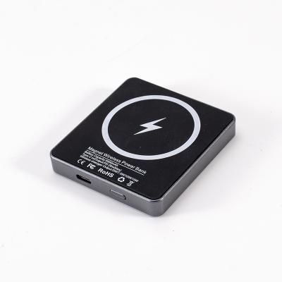 China Mini High Capacity 10000mAh Palladium 15W Charging Power Bank Magnetic Wireless Fast Charger For iPhone 13 Powerbank Phone External Auxiliary Battery for sale