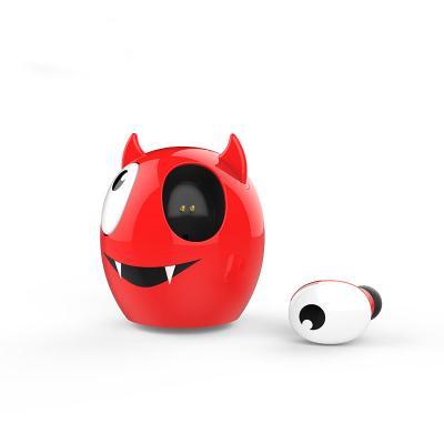 China Halloween Gift In-Ear Wireless Headphones Earphones Cartoon Small Devil Creative Earplugs Earplugs In Stock for sale