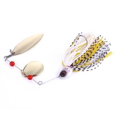 China Fishing Lures Hengjia 20.5G Metal Shirt Spinner Groundbaits Spoon Fishing Lure Spinner for sale