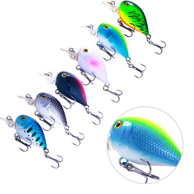 China Hard Plastic Lure Fishing Lure Crankbait 5cm Mini ABS Hard Plastic Bait 5.5g Artificial Crankbait for sale