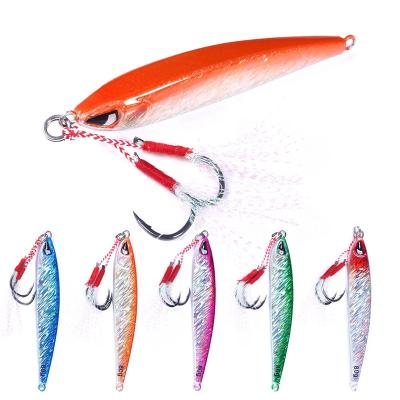 China High Quality Plastic Lead Bait Hengjia 80g Jigs Sinking Hook for sale