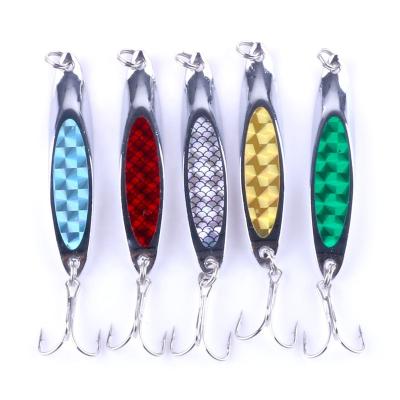 China Hot Sale Metal Fishing Lure Spinner Hard Fishing Spoons Casting Long 7cm 21g for sale