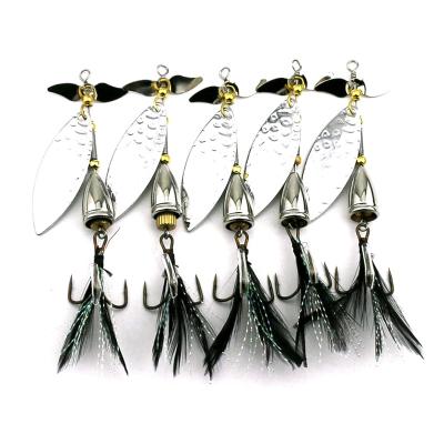 China Hengjia Metal Spinner Spoon Fishing Lures 9cm Spinner 11g Bait Fishing Tackle PESCA for sale