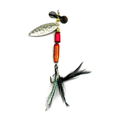 China 9.5cm/12.1g Metal Fishing Lures Artificial Metal Chaff Bait Hard Lures Wobbler Jig Crankbait Carp Fishing Floating Spinner for sale