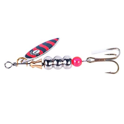 China Metal 7.5G Fishing Lure Metal Spinner Bait Spinnerbait Spoon Artificial Copper Fishing Tackle Isca Fishing Tackle for sale