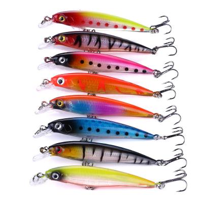 China ABS Plastic Hard Hengjia Lure Minnow Fishing Lures 85MM 7.2G Japan Hooks for sale