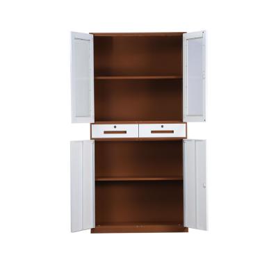 China Storage Office Furniture Supplier 2 Door File Cabinet Metal Storage Cabinet Steel Closet for sale