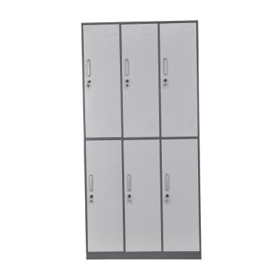 China OEM&ODM Modern Administrative Staff 2 Door Iron Locker School Student Locker Steel Wardrobe for sale