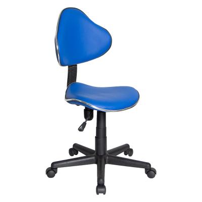 China Ergonomic (Height) Adjustable Chair Computer PC Rotation Comfortable Canvas Slipcover Lab Chair Without Armrest Office Chair for sale