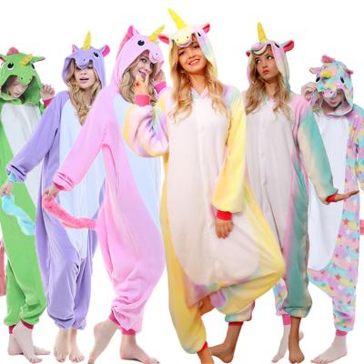 China Wholesale Breathable Unisex Unicorn Costume SD029 Halloween Cosplay Onesie Pajamas Sleepwear Animal Jumpsuit For Adult Women for sale