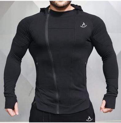 China OEM Breathable Workout Apparel Sports Mens Hoodies Gym Use Mens Fitness Clothing for sale